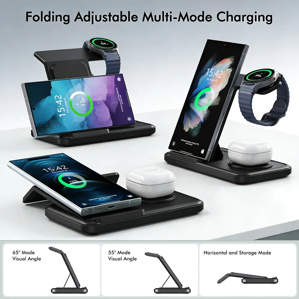 3 IN 1 Wireless Charger Statio - مراجعة Watch Charger Cable وسعره