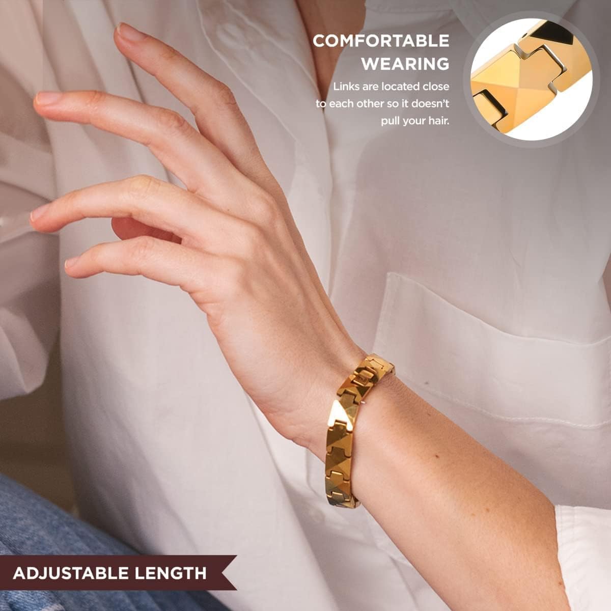 ARADOO Premium Ceramic Bracele - مراجعة Ceramic Link Bracelet وسعره