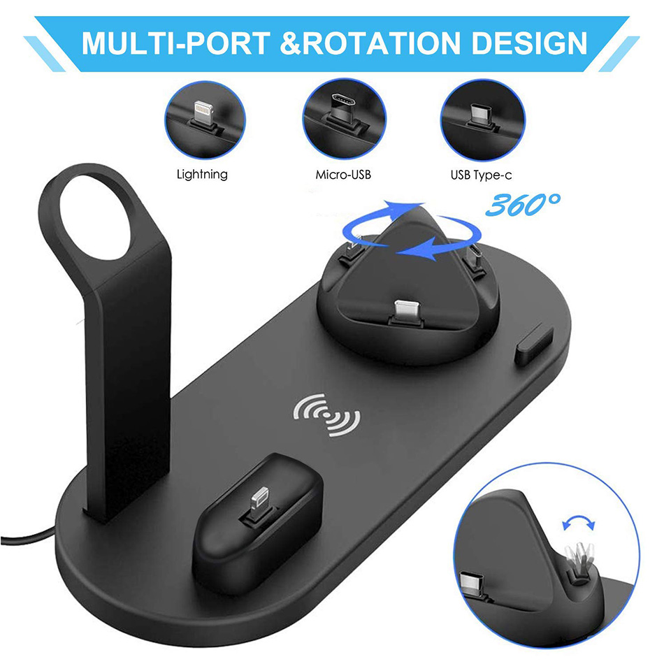 7 in 1 Wireless Charger Stand  - مراجعة Wireless Charger Watch وسعره