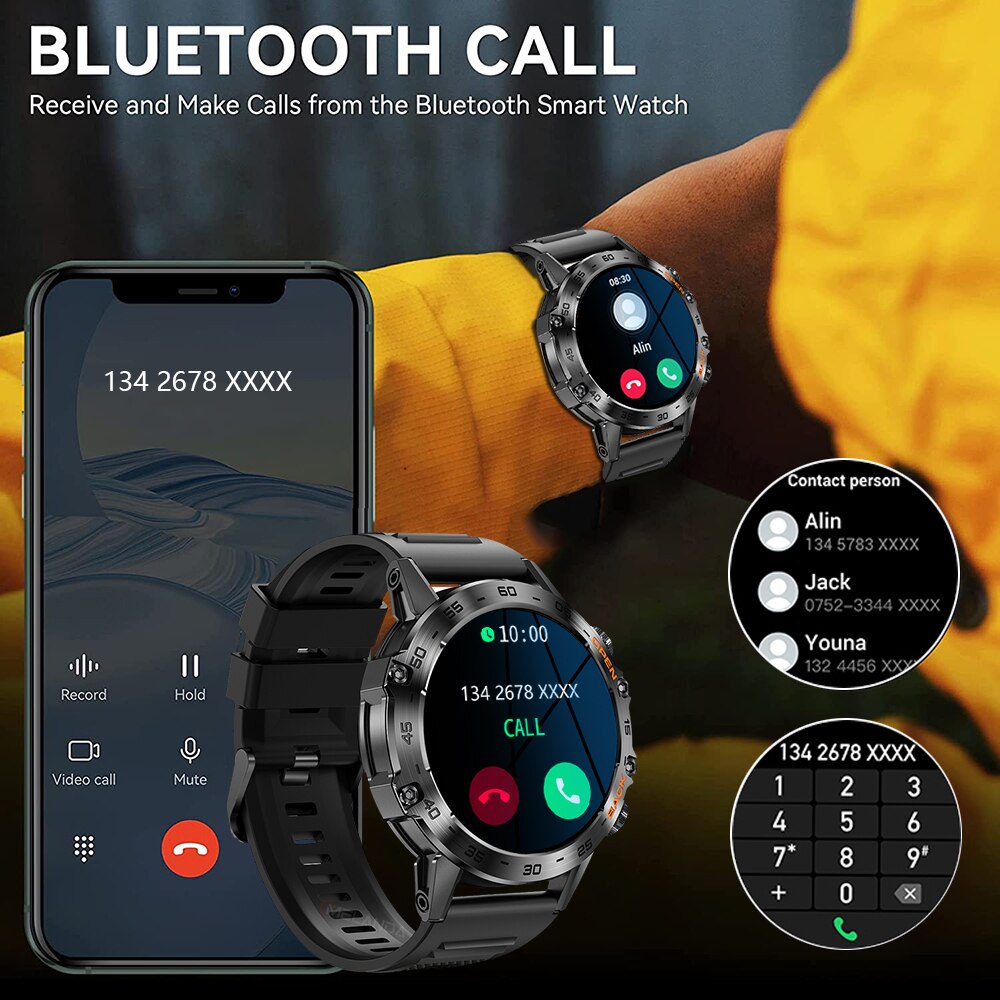 MEVADEN Steel 1.39 inch Men Lu - مراجعة Smartwatch Face وسعره