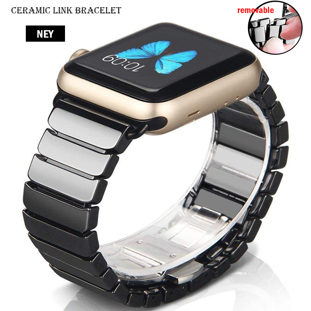 Ceramic Link bracelet for Appl - مراجعة Ceramic Link Bracelet وسعره