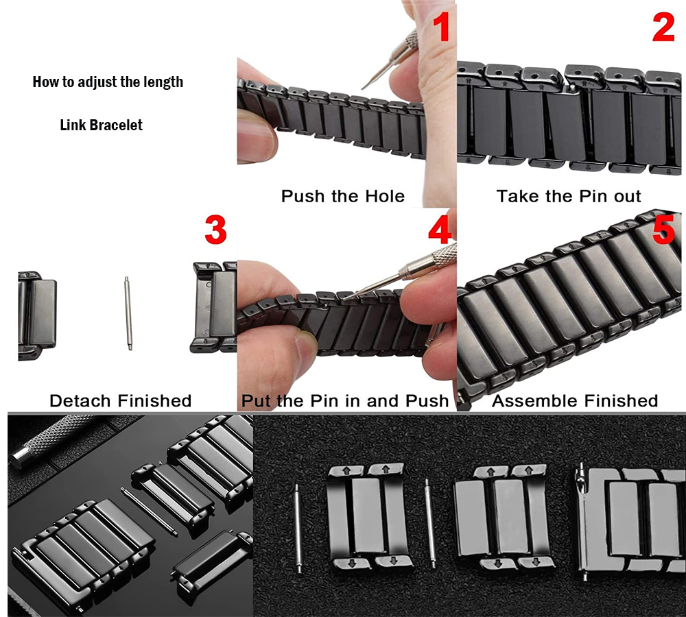 Ceramic Link bracelet for Appl - مراجعة Ceramic Link Bracelet وسعره