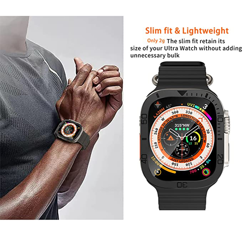 Tempered Glass for Apple Watch - مراجعة Watch Case Bumper وسعره