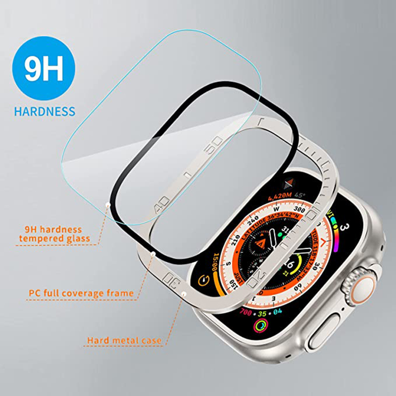 Tempered Glass for Apple Watch - مراجعة Watch Case Bumper وسعره