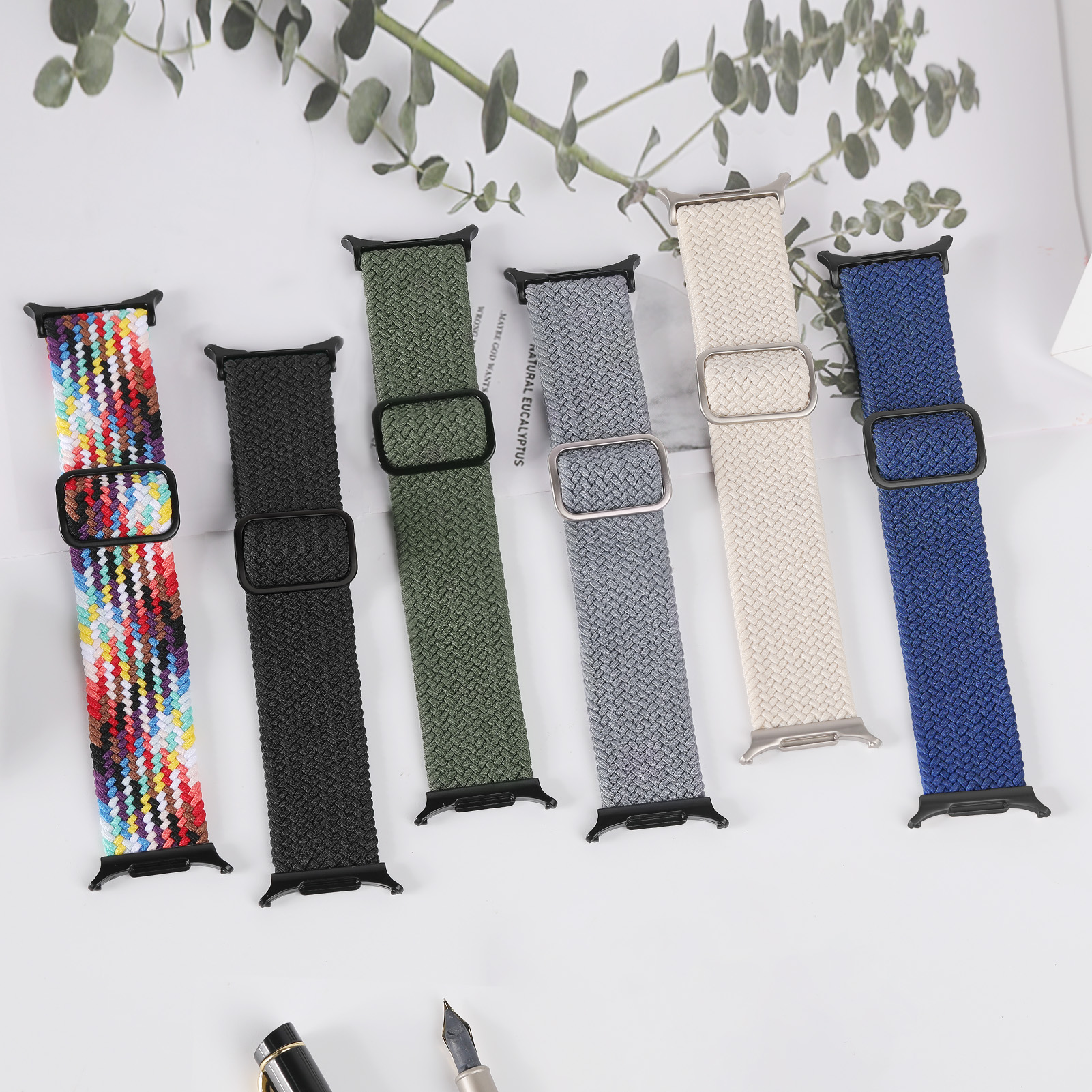 Braided loop bands for Samsung - مراجعة Samsung Smartwatch Ultra Accessories وسعره