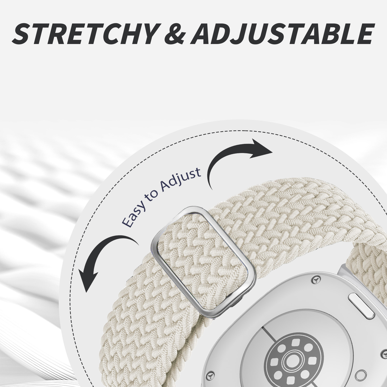 Braided loop bands for Samsung - مراجعة Samsung Smartwatch Ultra Accessories وسعره