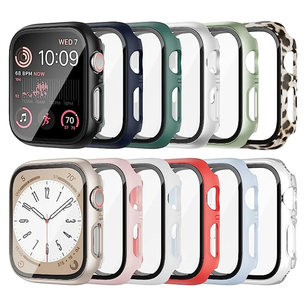 Glass+cover For Apple Watch Ca - مراجعة Smartwatch Band Accessories وسعره