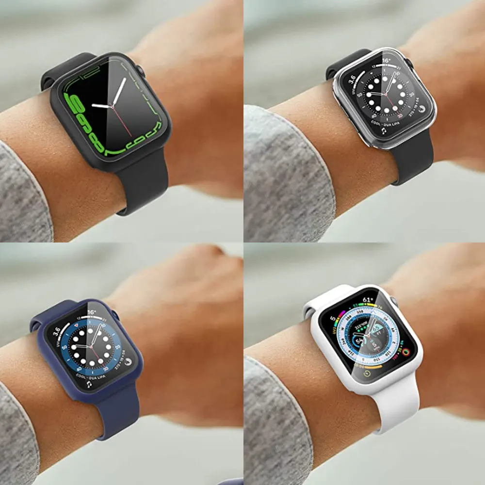 Glass+cover For Apple Watch Ca - مراجعة Smartwatch Band Accessories وسعره