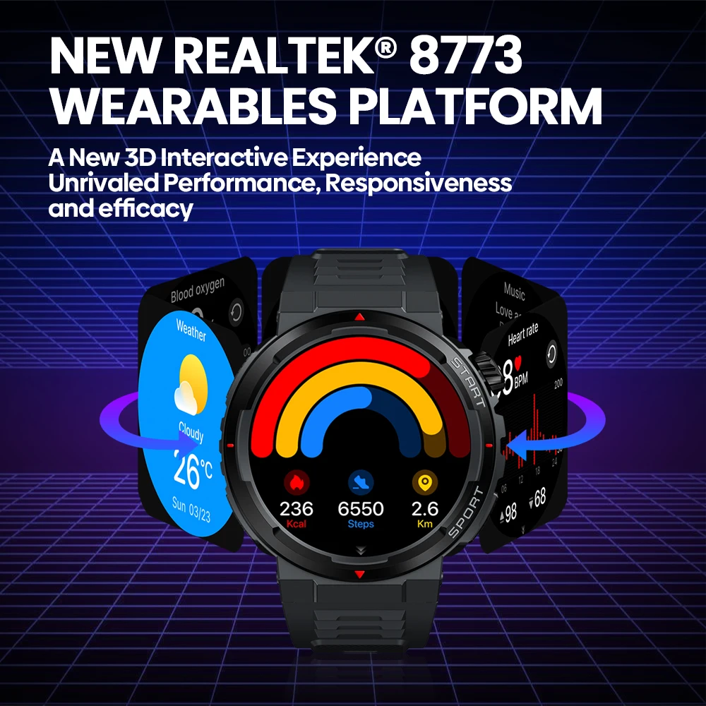 New Zeblaze Ares 3 Plus 1.43'' - مراجعة Smartwatch X12 وسعره