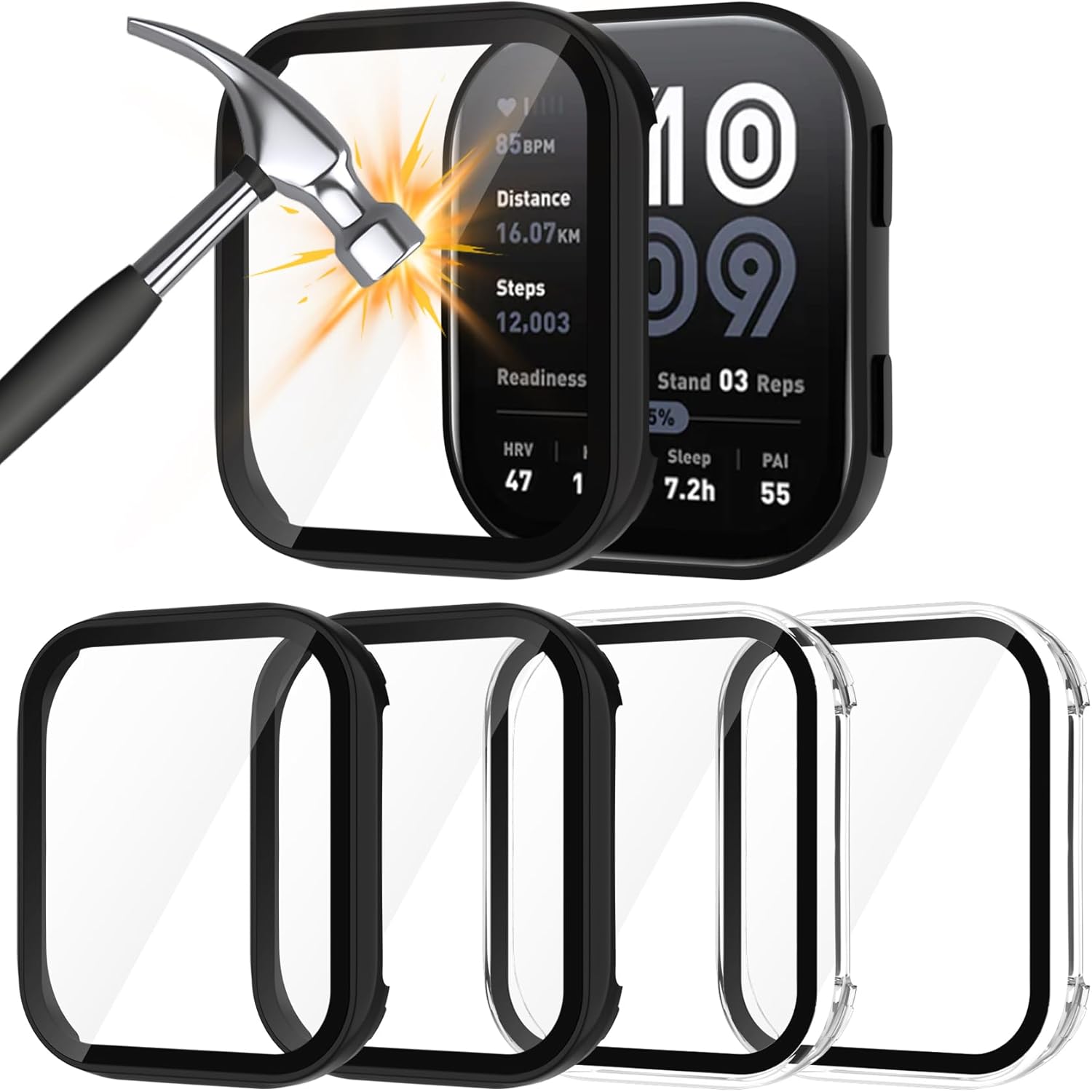 Watch Case+Glass For Amazfit B - مراجعة Amazfit Smartwatch Accessories وسعره