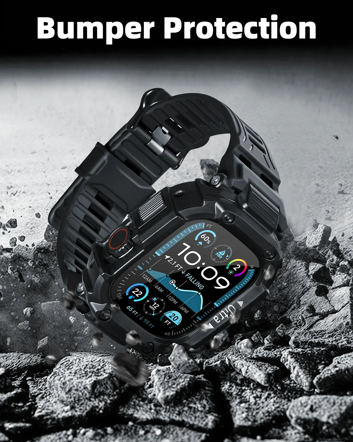 Oatsbasf Protector Frame Cover - مراجعة Watch Case Bumper وسعره