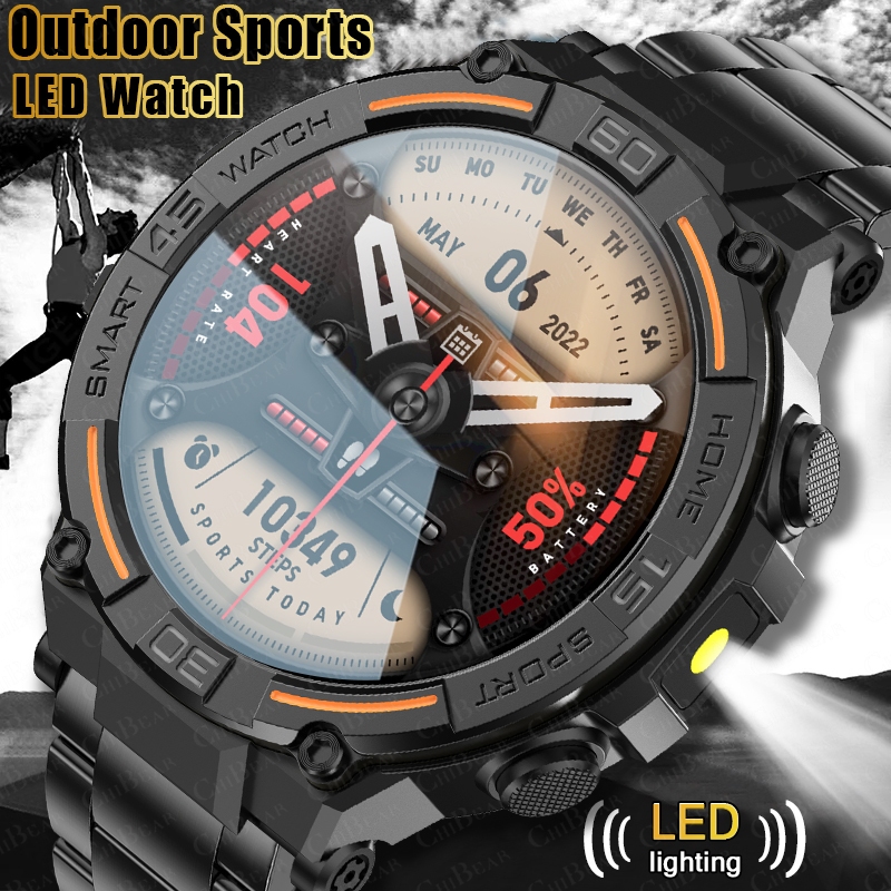 Outdoor Military Rugged Smartw - مراجعة Smartwatch Face وسعره