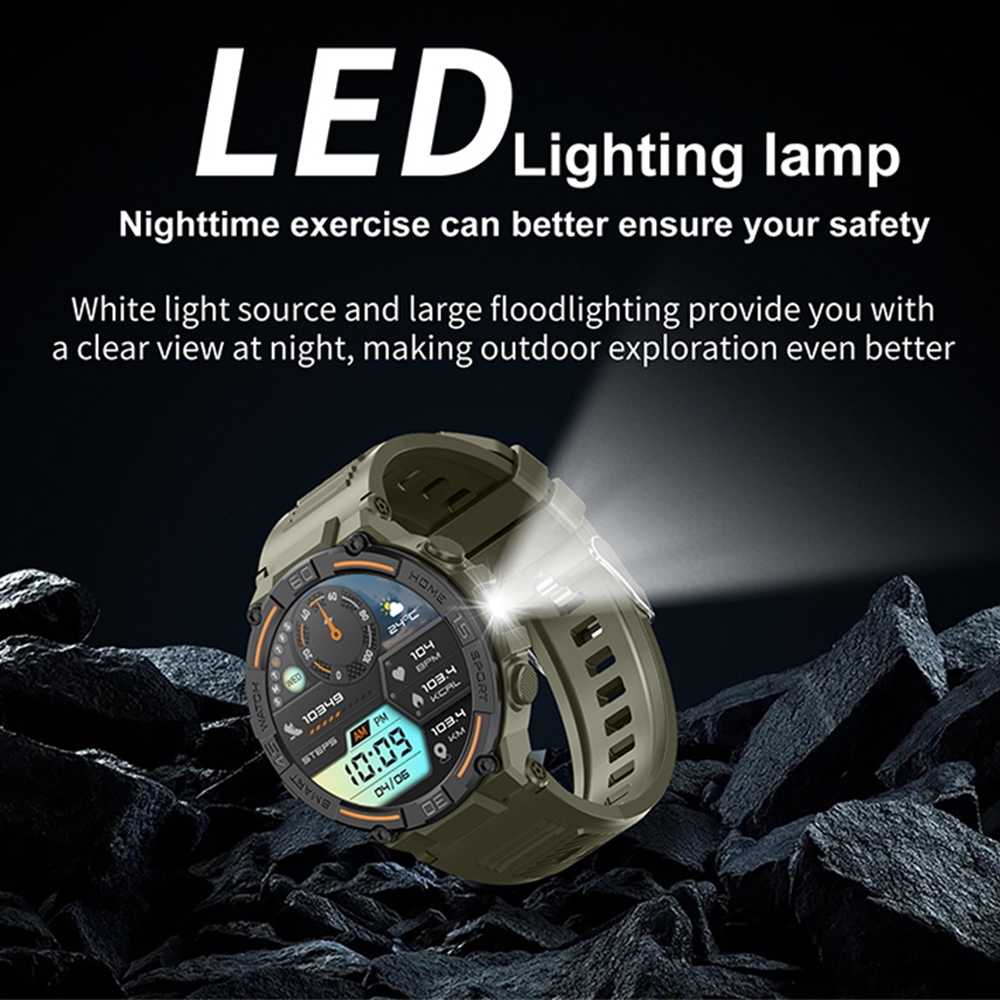 Outdoor Military Rugged Smartw - مراجعة Smartwatch Face وسعره