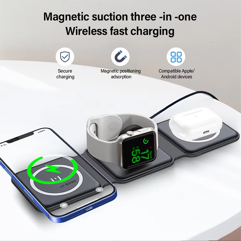 Universal Qi2 Magnetic Foldabl - مراجعة Wireless Charger Watch وسعره