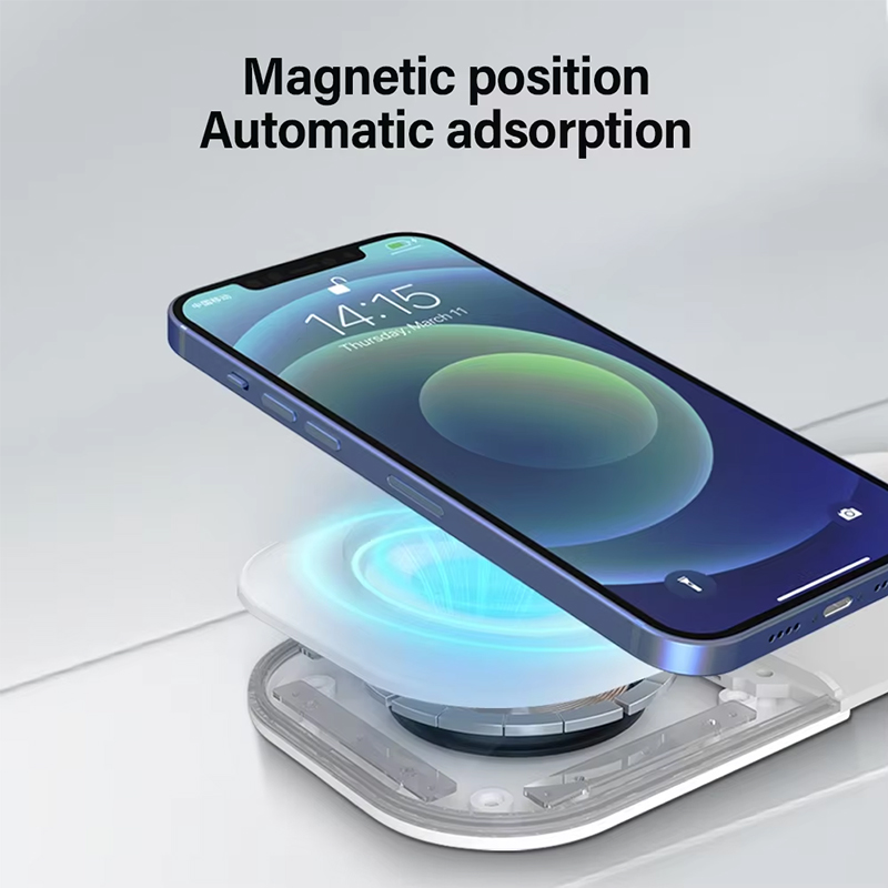 Universal Qi2 Magnetic Foldabl - مراجعة Wireless Charger Watch وسعره