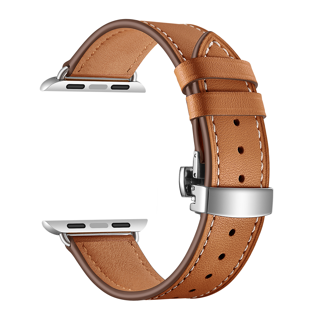 For Apple Watch Band Genuine L - مراجعة Smartwatch Accessories Shop وسعره