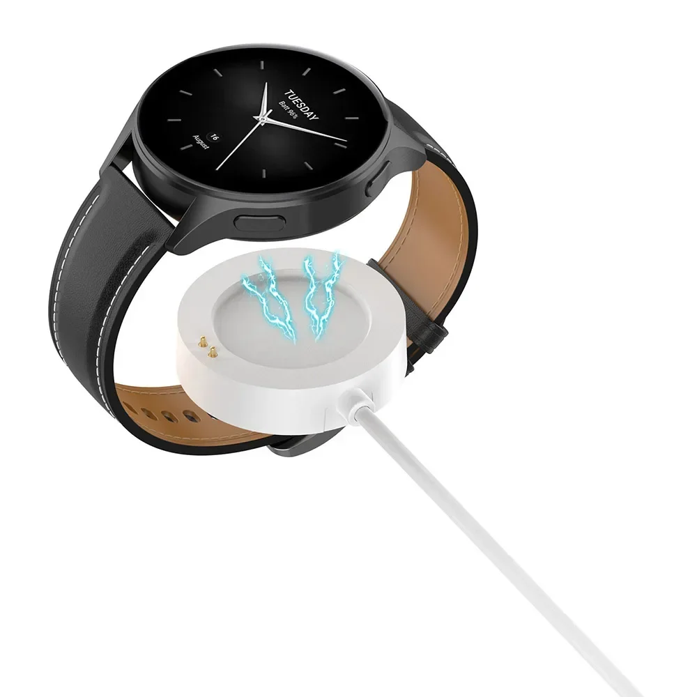White Smartwatch Charging Cabl - مراجعة Xiaomi Smartwatch S4 Accessories وسعره