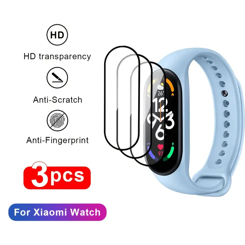 3D Screen Protector Film for X - مراجعة Smartwatch Band Accessories وسعره