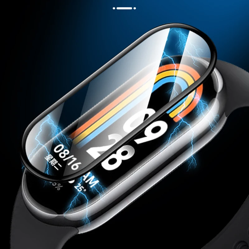 3D Screen Protector Film for X - مراجعة Smartwatch Band Accessories وسعره