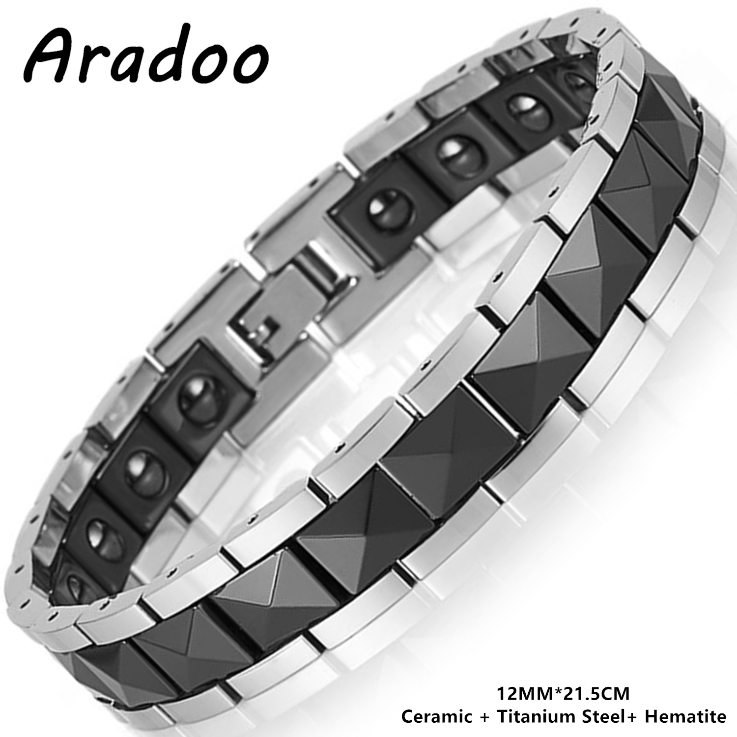 ARADOO Minimalist Pyramid Desi - مراجعة Ceramic Link Bracelet وسعره