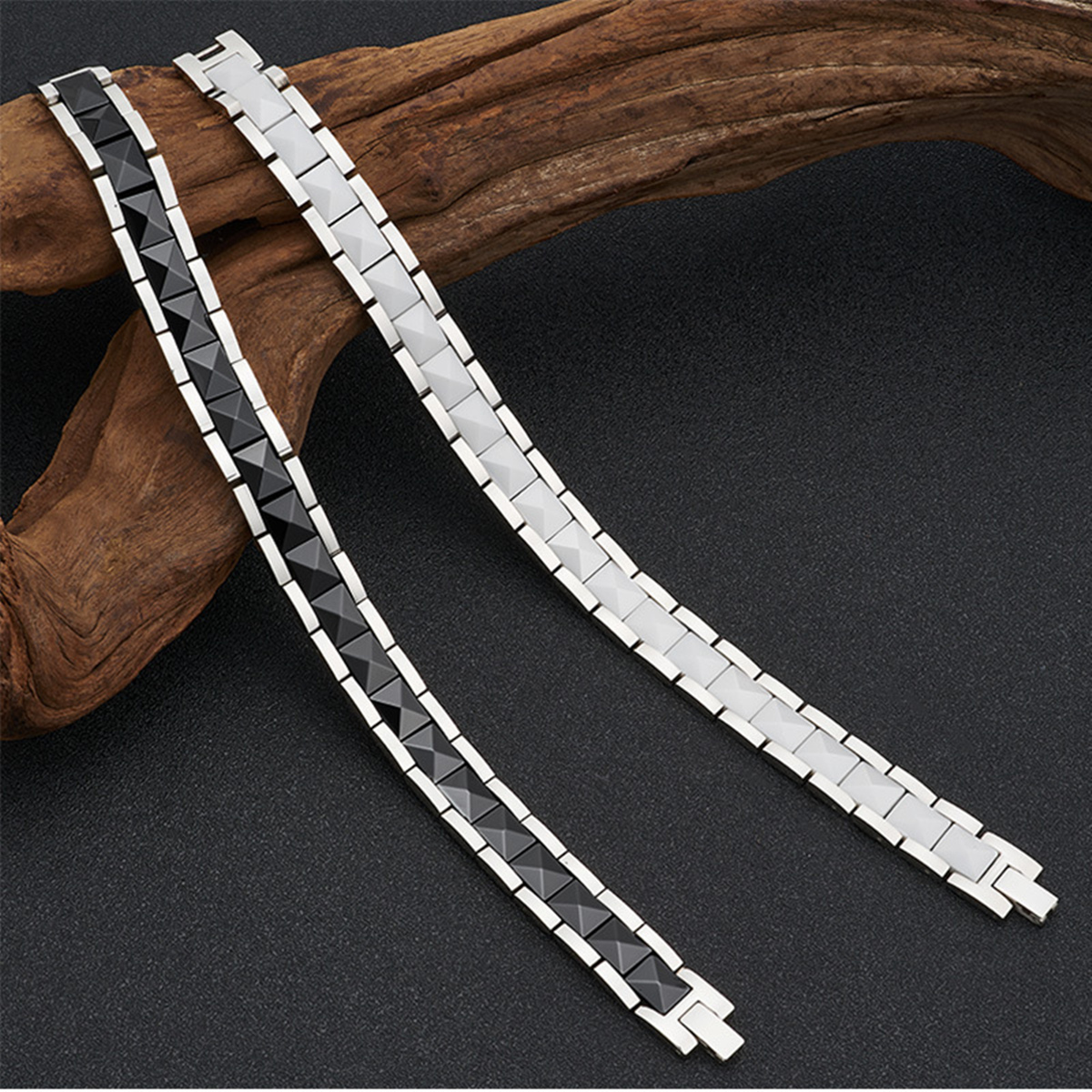 ARADOO Minimalist Pyramid Desi - مراجعة Ceramic Link Bracelet وسعره