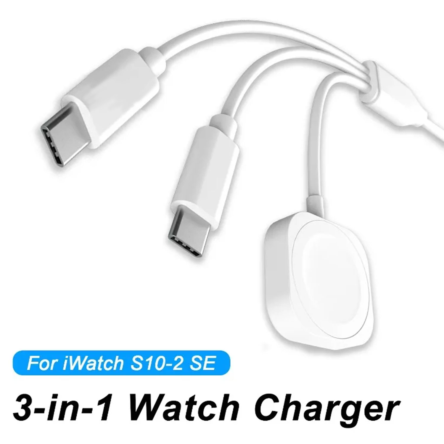 3 in 1  Magnetic Watch Charger - مراجعة Watch Charger Cable وسعره