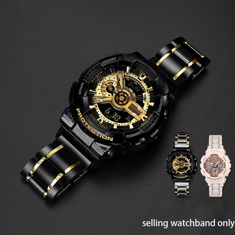 Ceramic strap for G-Shock Casi - مراجعة Ceramic Link Bracelet وسعره
