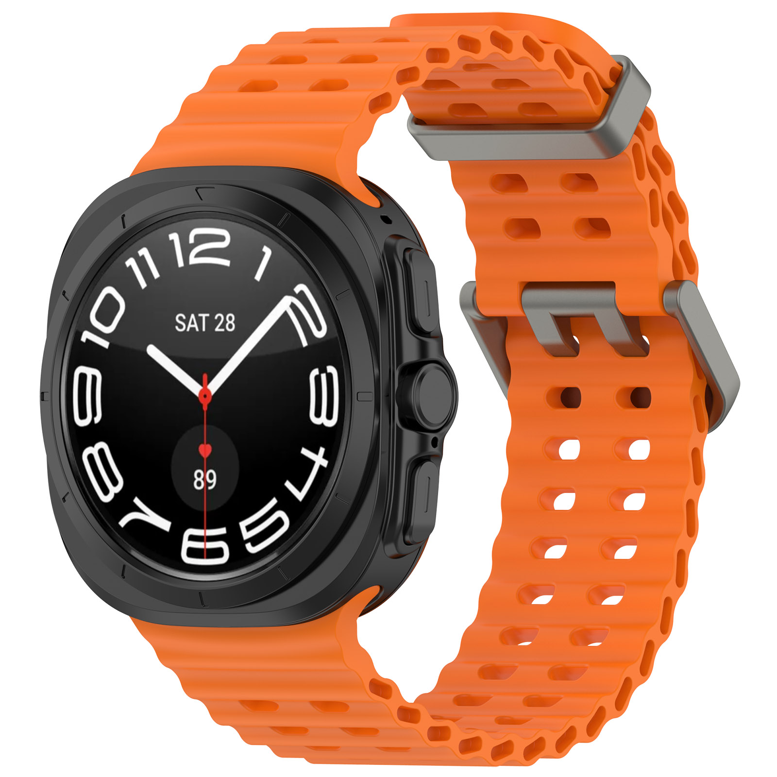 High Quality Silicone Strap fo - مراجعة Samsung Smartwatch Ultra Accessories وسعره