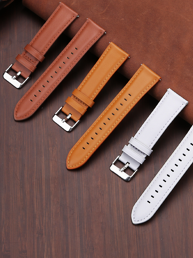 22mm Genuine Leather Watch Ban - مراجعة Smartwatch Accessories Shop وسعره
