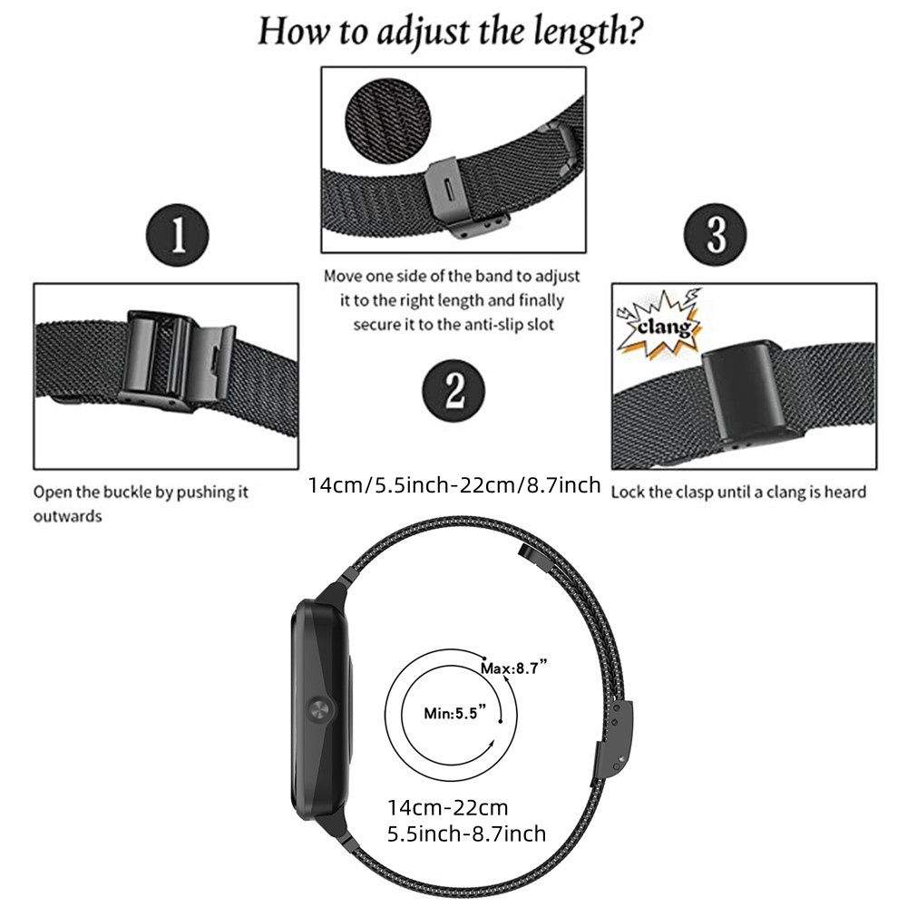 Metal Bands for Fitbit Versa 4 - مراجعة Stainless Mesh Band وسعره