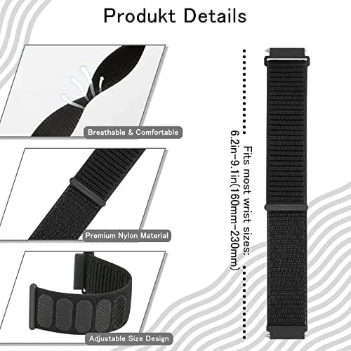 18mm Nylon Loop For Zeblaze Li - مراجعة Xiaomi Smartwatch S4 Accessories وسعره