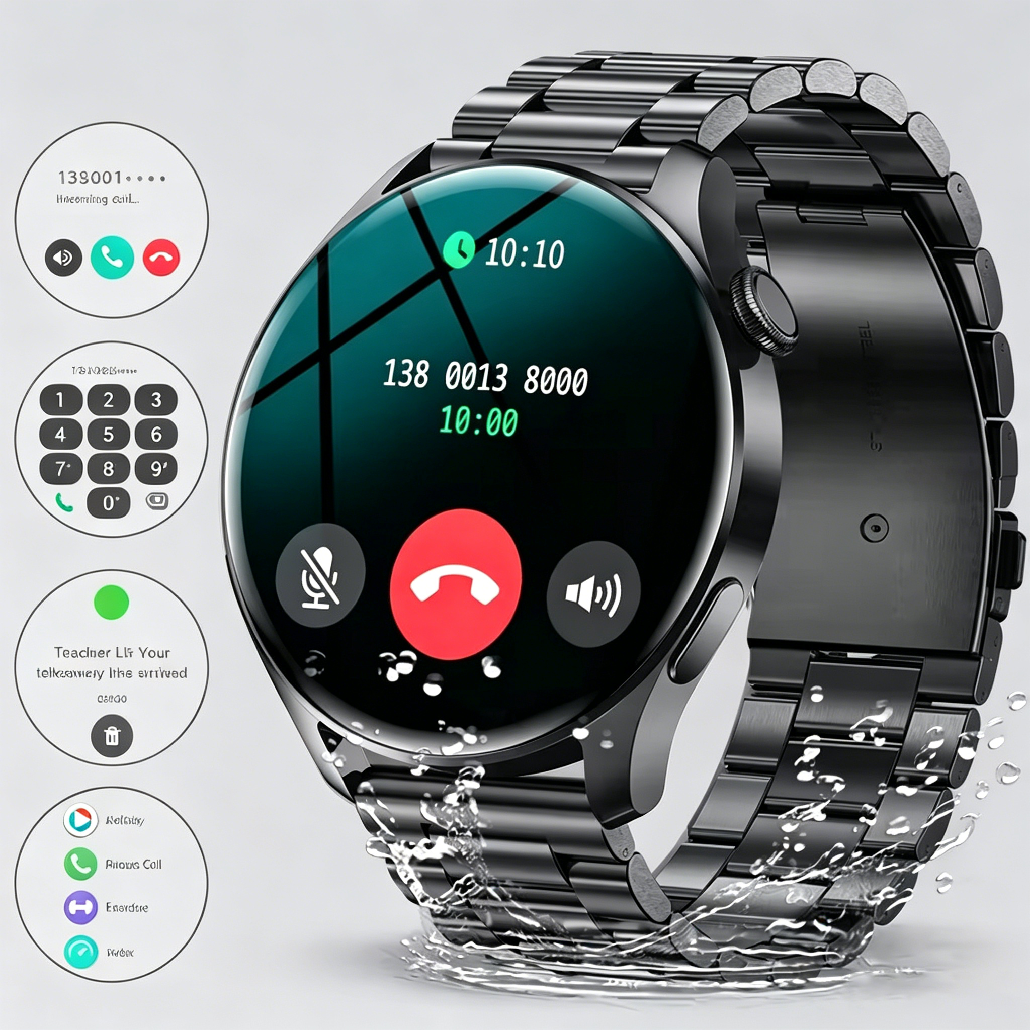 New SmartWatch for Men Women B - مراجعة Smartwatch Face وسعره
