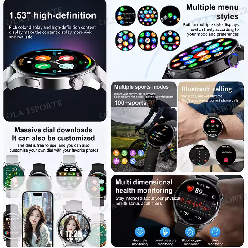 New SmartWatch for Men Women B - مراجعة Smartwatch Face وسعره