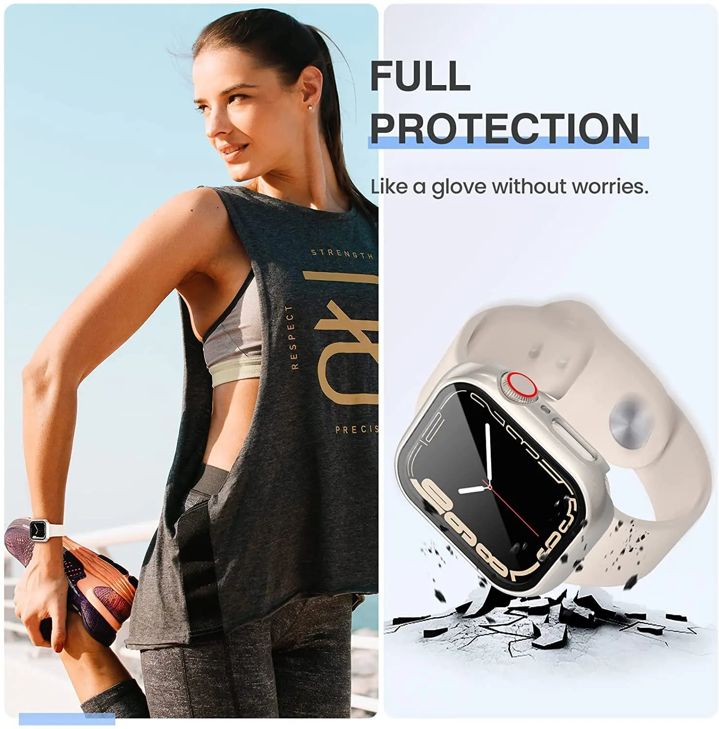 3 Pack Tempered Glass Cover fo - مراجعة Smartwatch Band Accessories وسعره