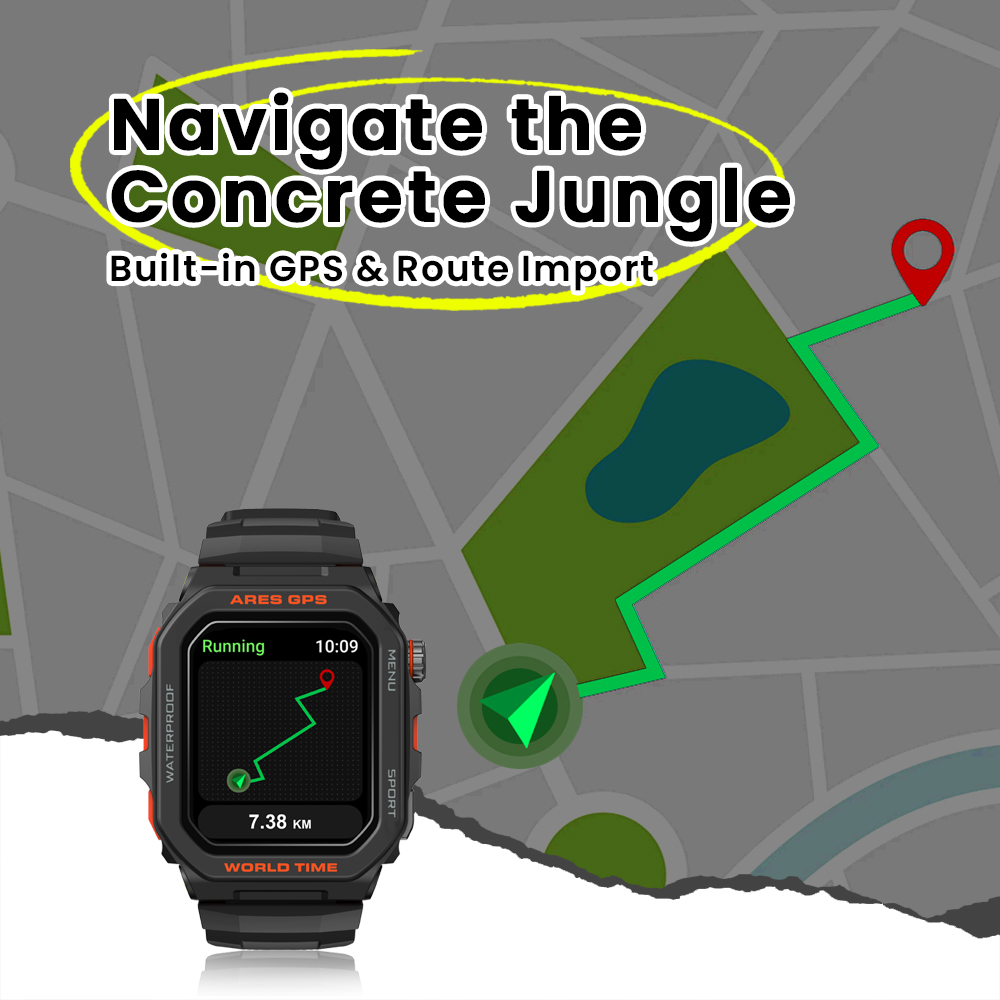 New Zeblaze Ares GPS Smart Wat - مراجعة Smartwatch X12 وسعره