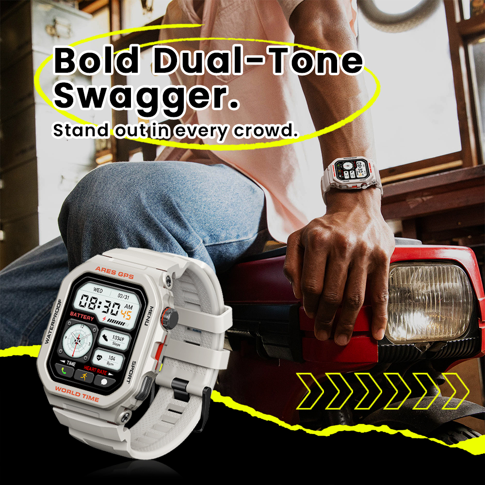 New Zeblaze Ares GPS Smart Wat - مراجعة Smartwatch X12 وسعره