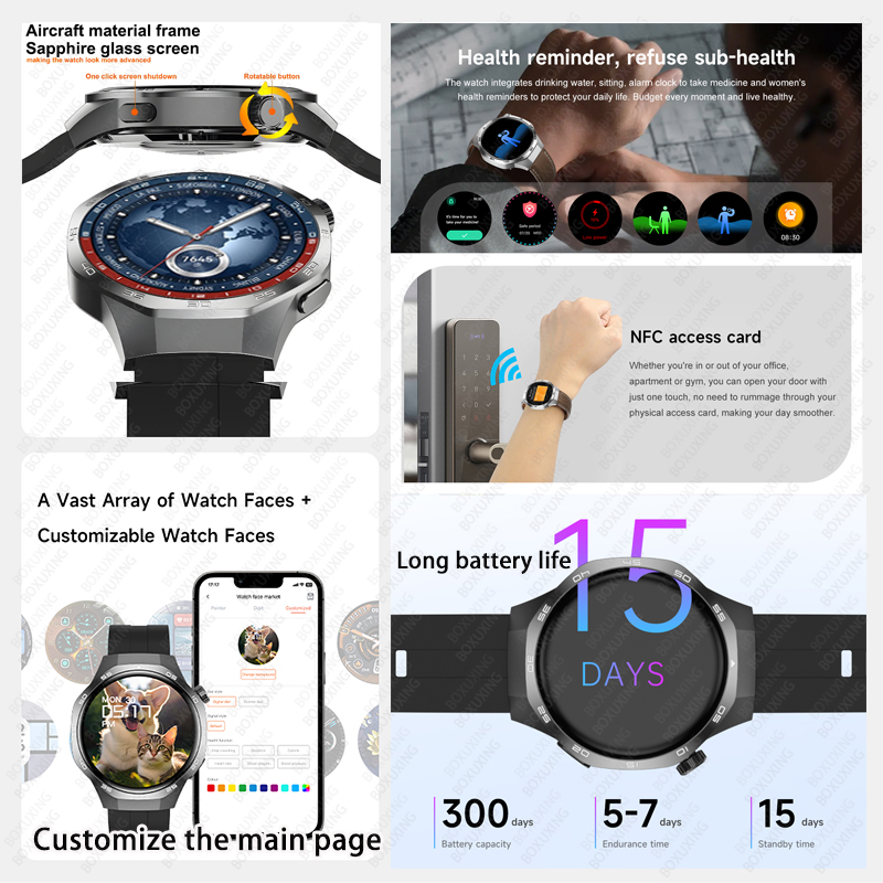 2026 New BOXUXING Watch 5 MAX  - مراجعة Smartwatch Face وسعره