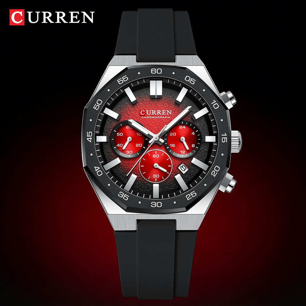 CURREN Fashion Casual Men Spor - مراجعة Accessories With Watch وسعره