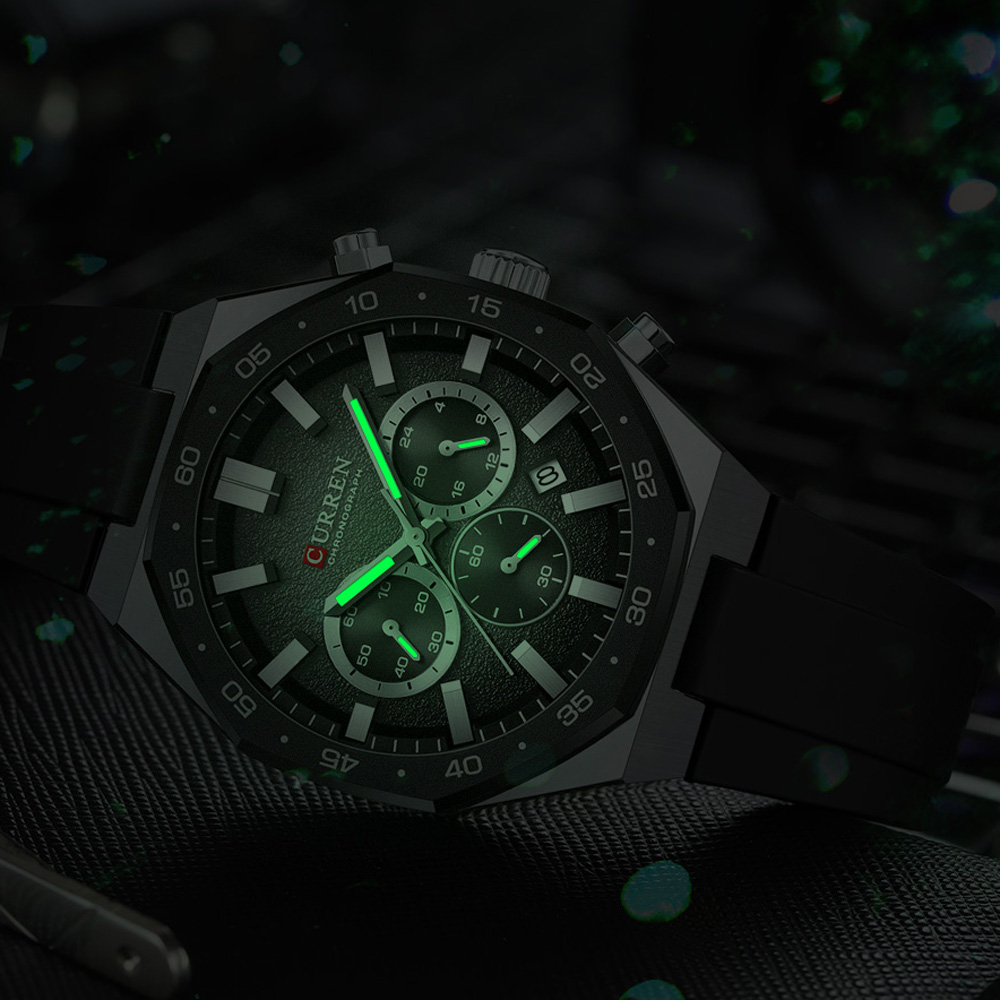 CURREN Fashion Casual Men Spor - مراجعة Accessories With Watch وسعره