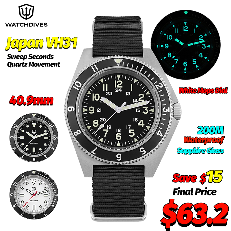 Watchdives WD1972 Quartz Watch - مراجعة Accessories With Watch وسعره