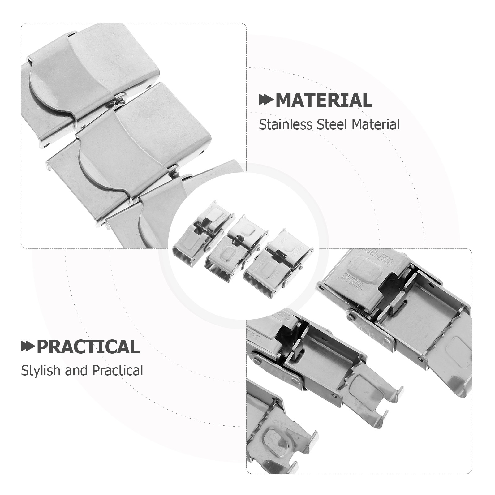 15Pcs Hand Watch Stainless Ste - مراجعة Stainless Mesh Band وسعره