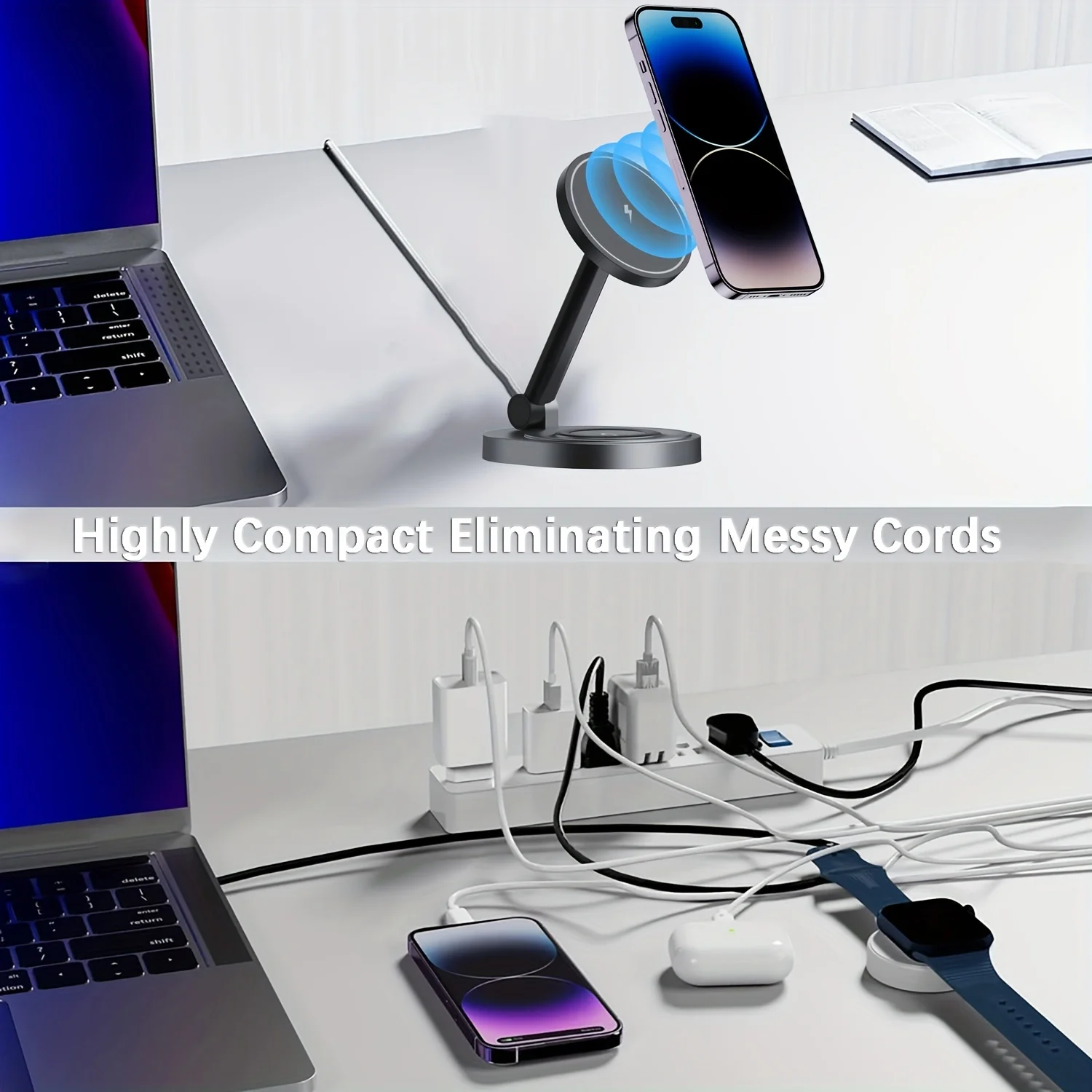 2 In 1 Magnetic Wireless Charg - مراجعة Watch Charger Cable وسعره