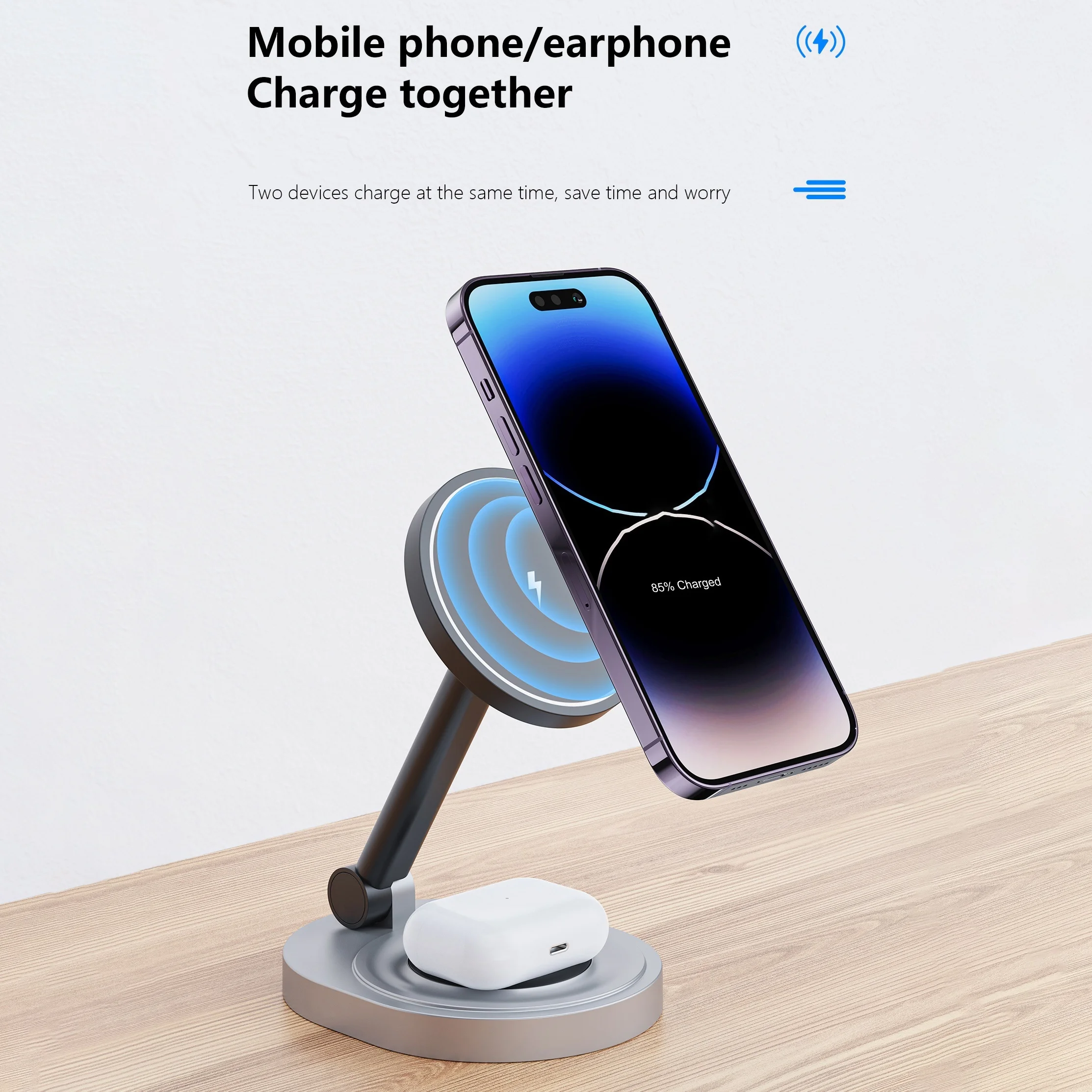 2 In 1 Magnetic Wireless Charg - مراجعة Watch Charger Cable وسعره