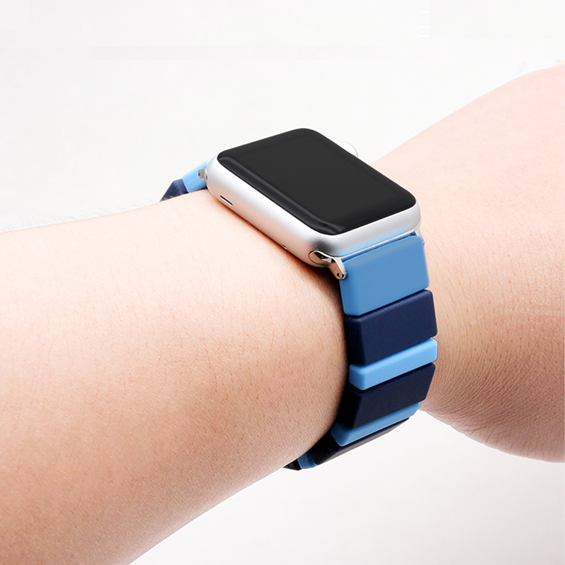 Silicone Strap for Apple Watch - مراجعة Smartwatch Accessories Shop وسعره