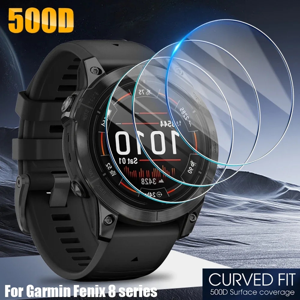 1/5pcs 9H HD Tempered Glass fo - مراجعة Smartwatch Icon وسعره