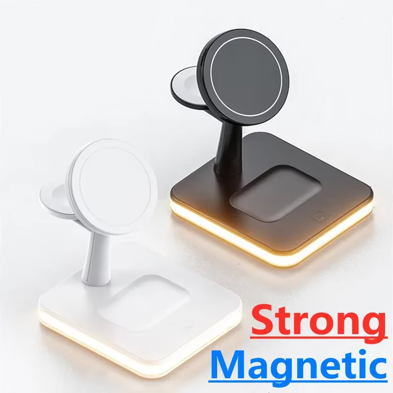 3 in 1 Wireless Chargers Stand - مراجعة Wireless Charger Watch وسعره