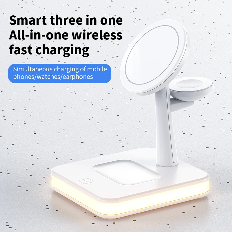 3 in 1 Wireless Chargers Stand - مراجعة Wireless Charger Watch وسعره