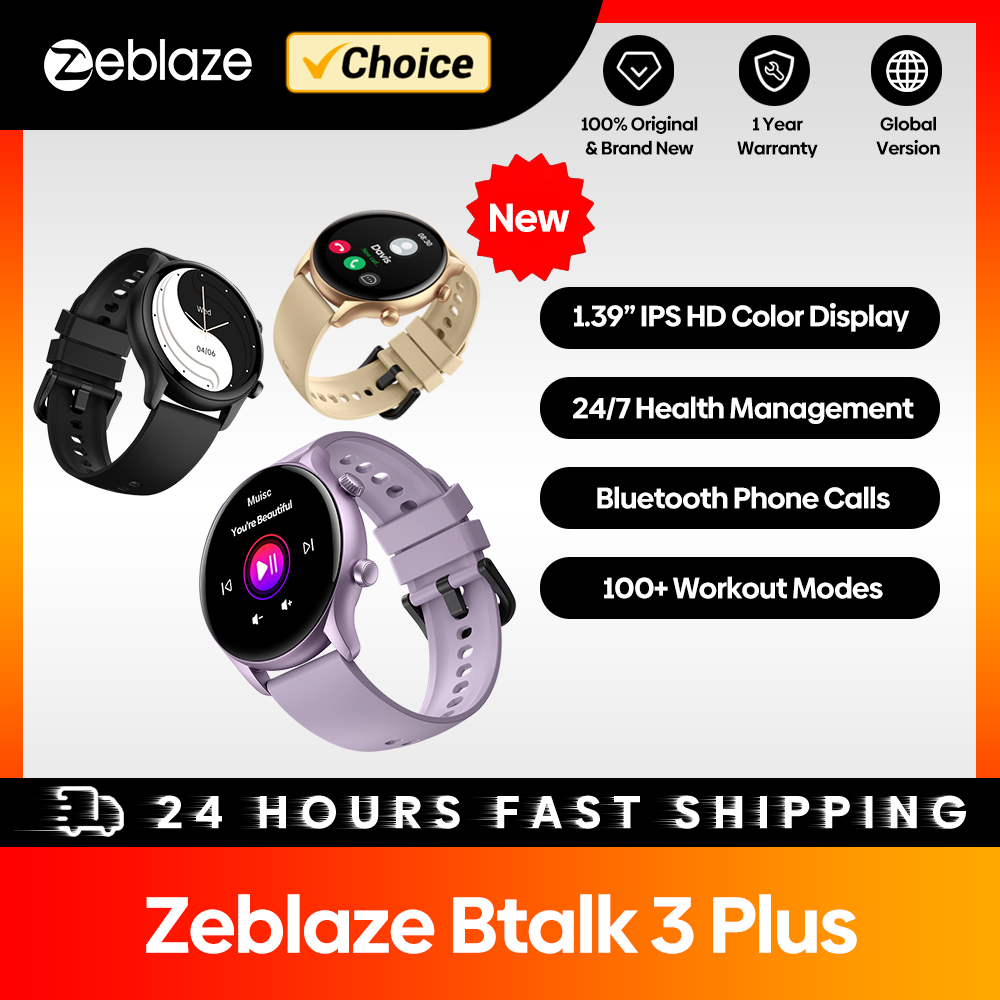 New Zeblaze Btalk 3 Plus Voice - مراجعة Smartwatch Face وسعره