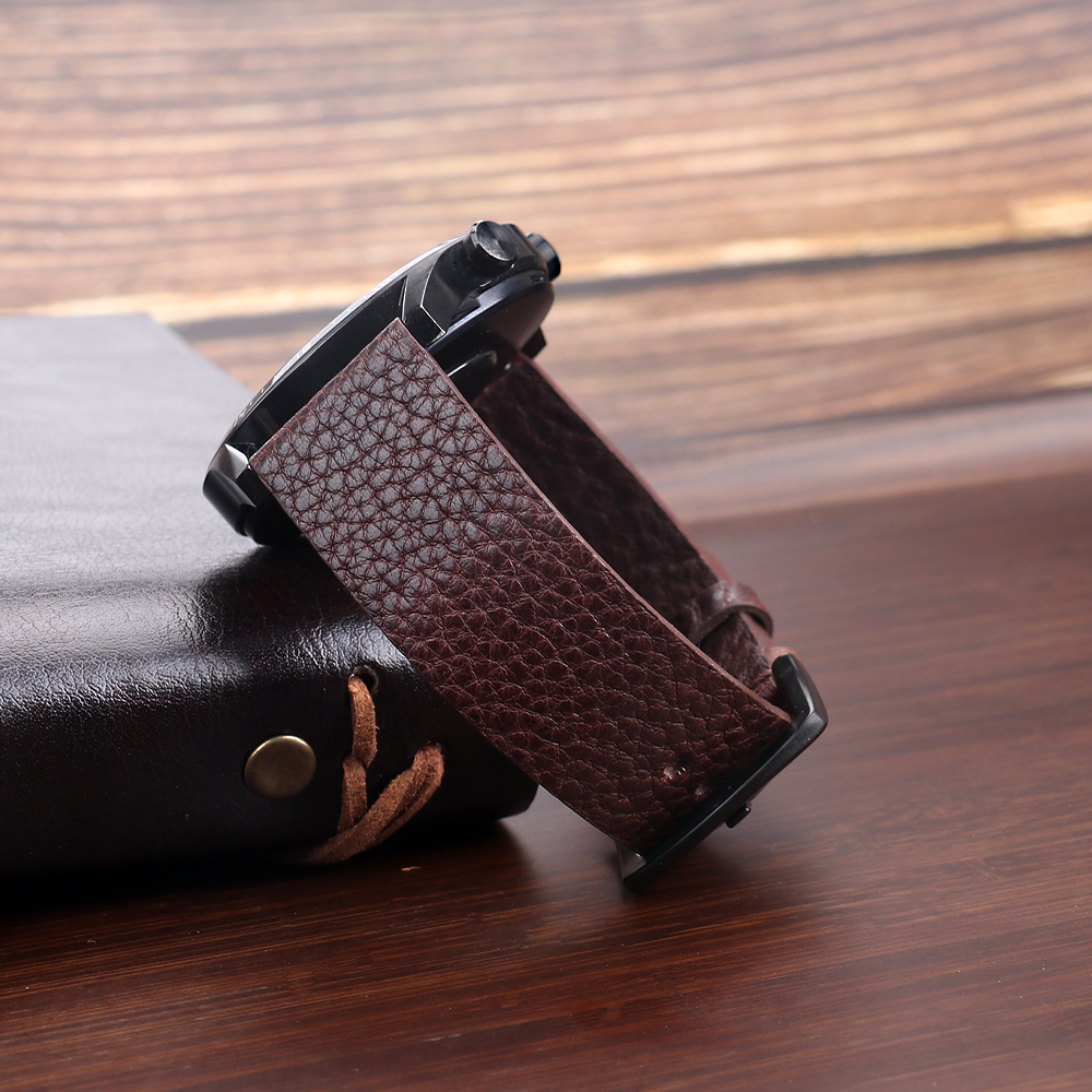 22mm Genuine Calfskin Leather  - مراجعة Smartwatch Accessories Shop وسعره