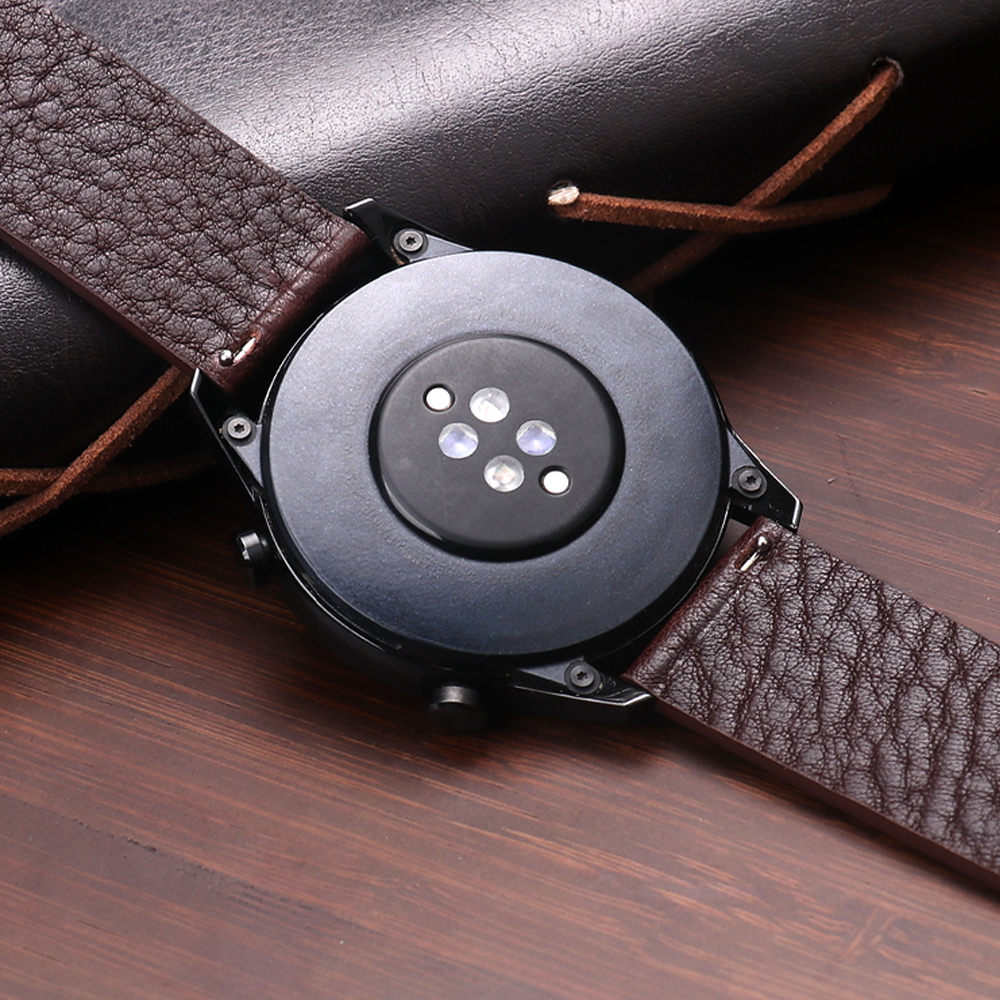 22mm Genuine Calfskin Leather  - مراجعة Smartwatch Accessories Shop وسعره